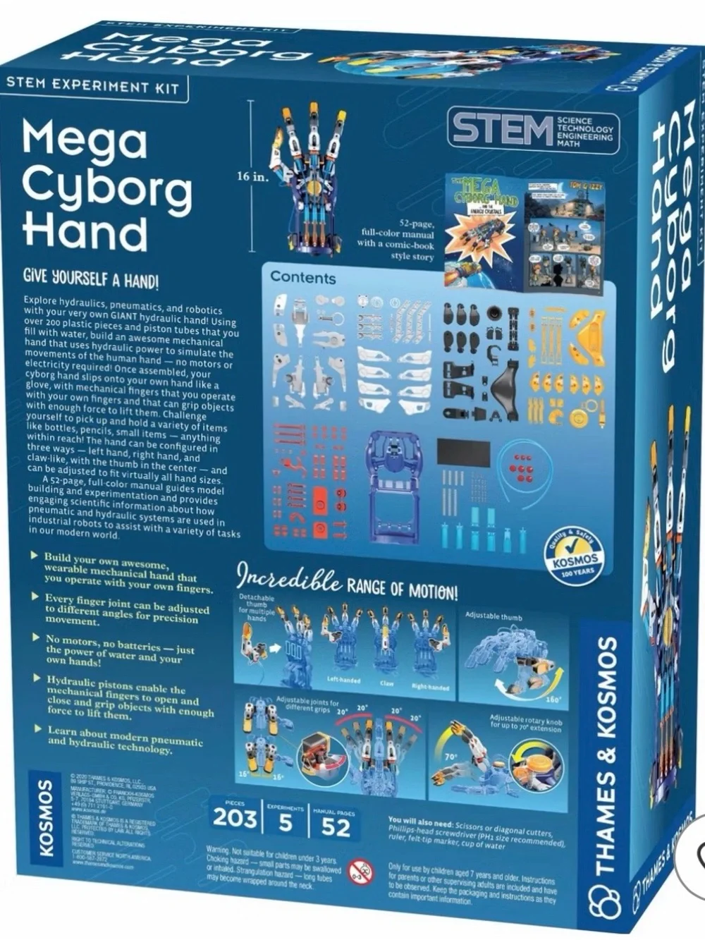 Mega Cyborg Hand STEM Toy